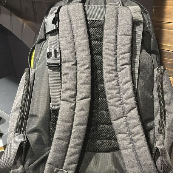 Eddie Bauer Gray Green Backpack Travel Diaper Baby Bag - Picture 9 of 9